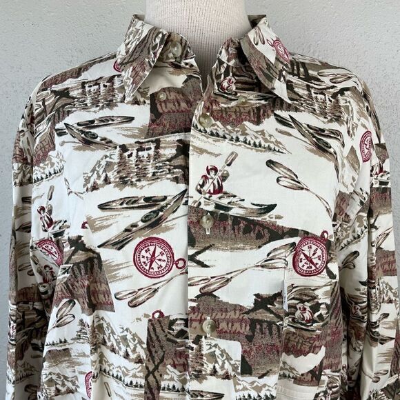 Authentic Outfitters Roundtree & Yorke Button Down Shirt Size XL EUC - Picture 2 of 9